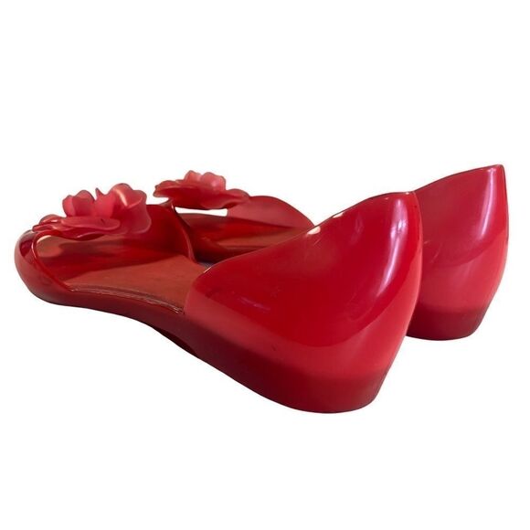 Melissa Flower red jellies flats - Picture 2 of 6